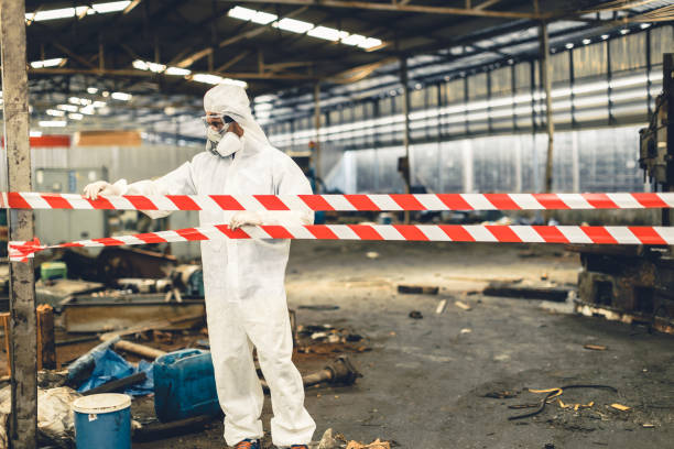 Professional Drug Lab Cleanup technician working in Ronkonkoma, NY